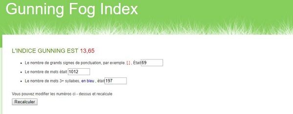 Gunning fox index